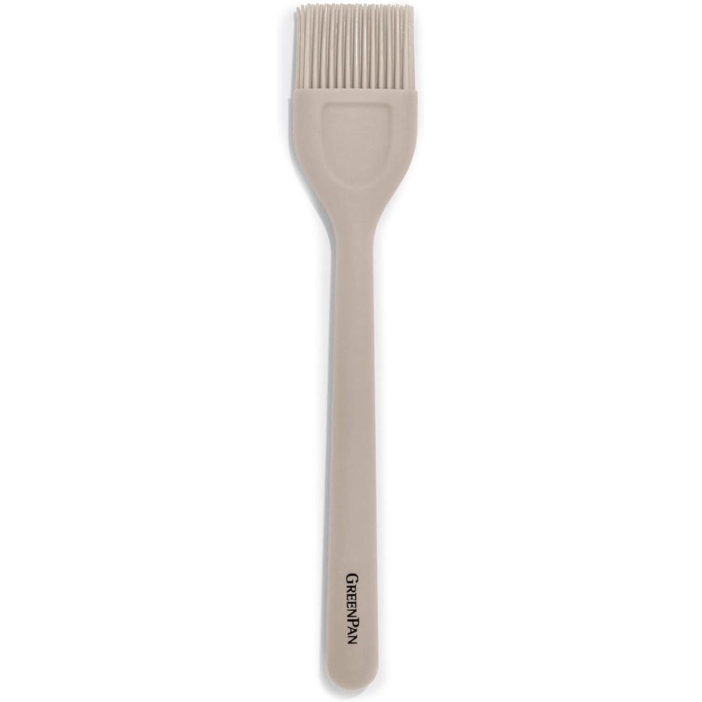 GreenPan Silicone Whisk, Mixing Blending Beating Stirring Cooking Kitchen Utensil, Flexible Rubber Nonstick Cookware, Rigid Steel Core, Heat-Resistant, Anti-Slip Handle BPA-Free Dishwasher Safe, Taupe(Taupe)