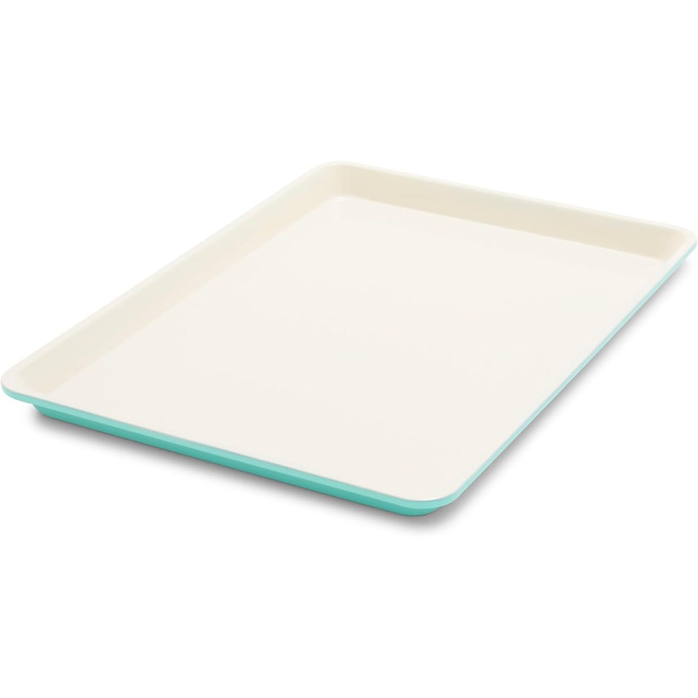 GreenPan Bakewell 13″x18″ Baking Sheet Pan, Healthy Ceramic Nonstick Bakeware, PFAS-Free Durable Cookie Tray, Versatile Kitchen Essentials, Vibrant Ovenware, Easy Clean, Turquoise