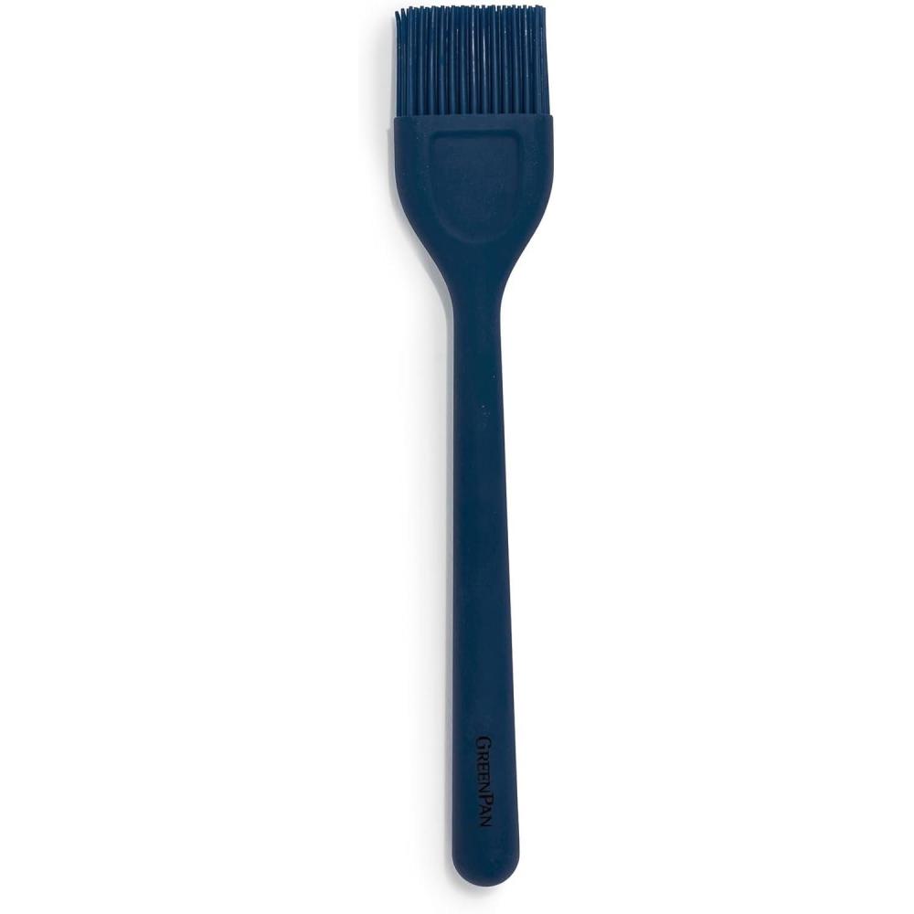 GreenPan Silicone Whisk, Mixing Blending Beating Stirring Cooking Kitchen Utensil, Flexible Rubber Nonstick Cookware, Rigid Steel Core, Heat-Resistant, Anti-Slip Handle BPA-Free Dishwasher Safe, Taupe(Oxford Blue)