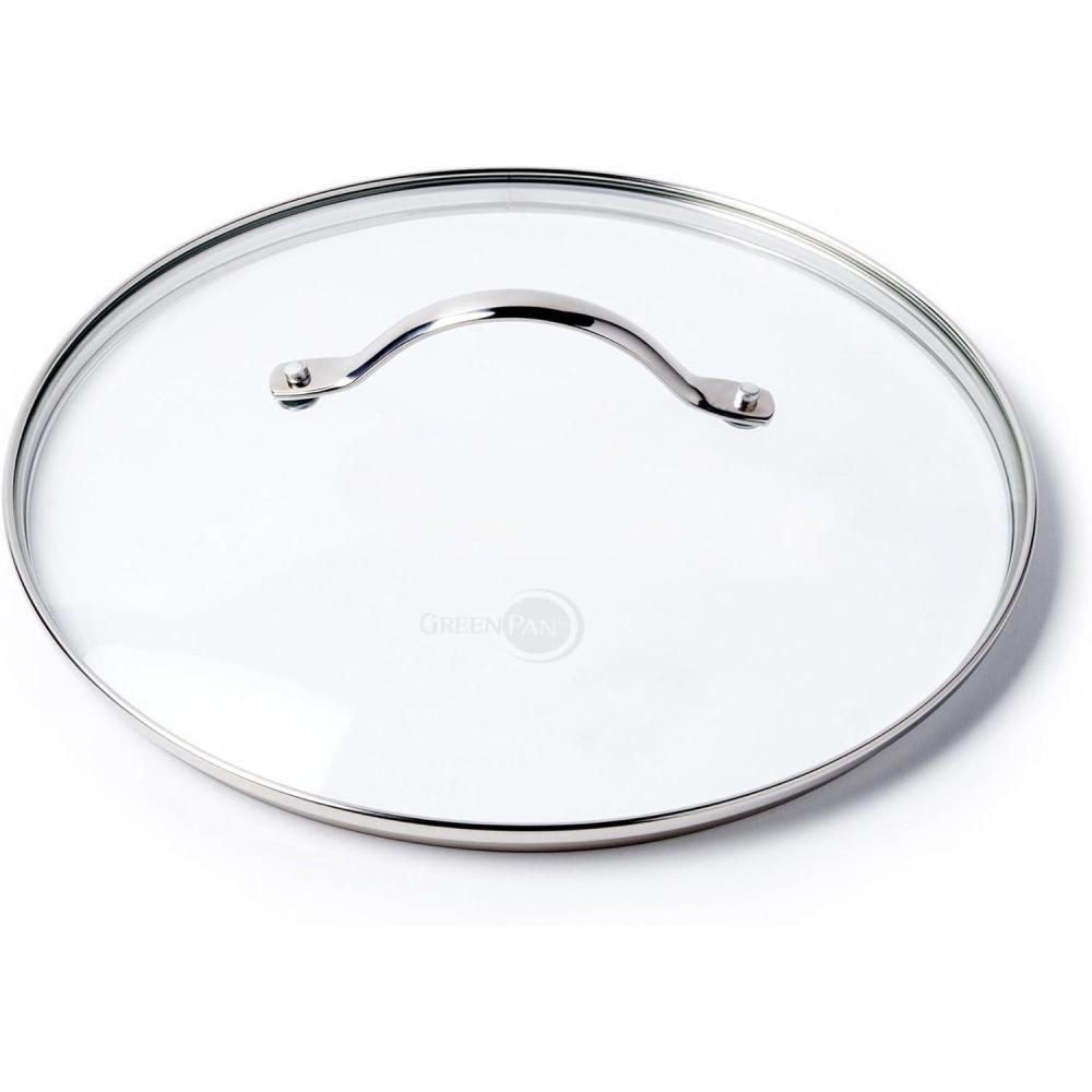 GreenPan Glass Lid with Stainless Steel Handle, 11″(12″ Lid)